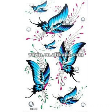 Beautiful Butterfly Tattoo Sticker